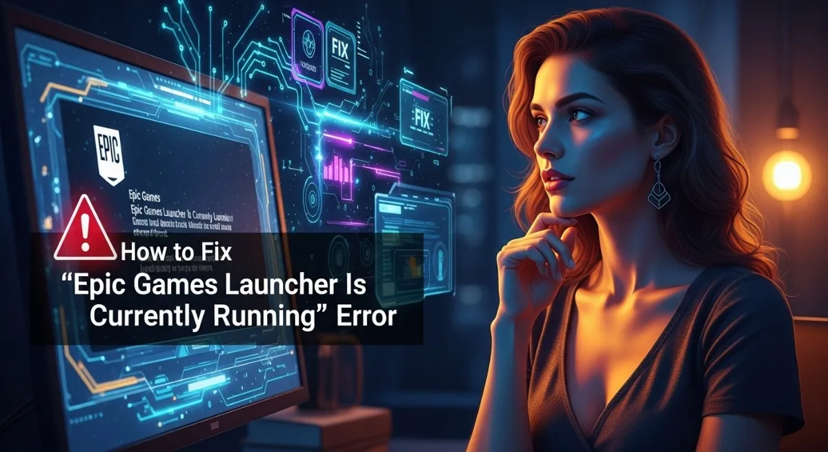 How to Fix “Epic Games Launcher Is Currently Running” Error