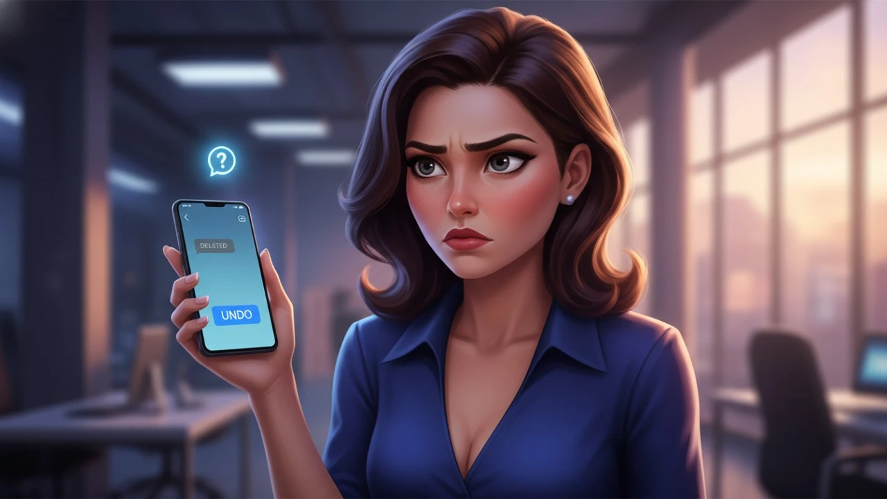 How to Fix the "Delete for Me" Mistake on WhatsApp