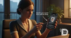 How to Send Saved Image as a Snap on Snapchat
