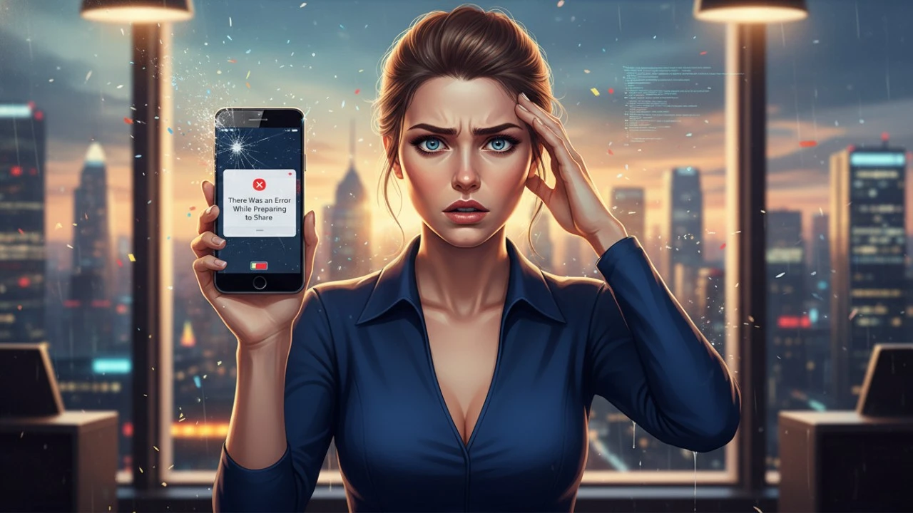 iPhone “There Was an Error While Preparing to Share”