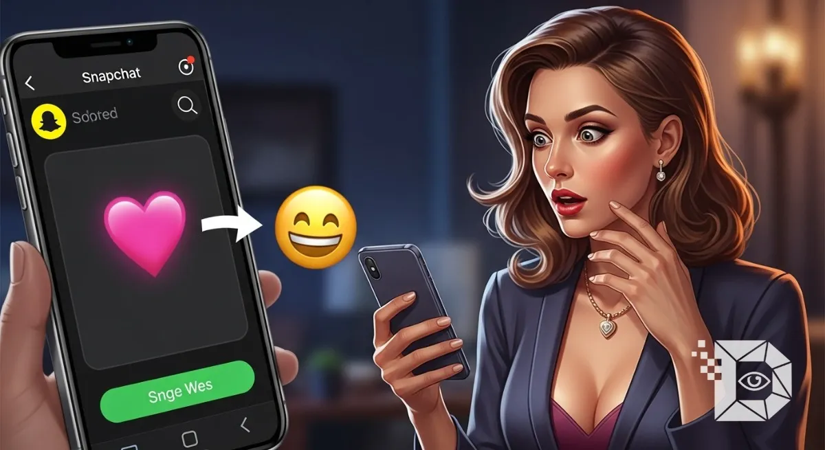 Why Pink Heart Changed to Smile Emoji on Snapchat