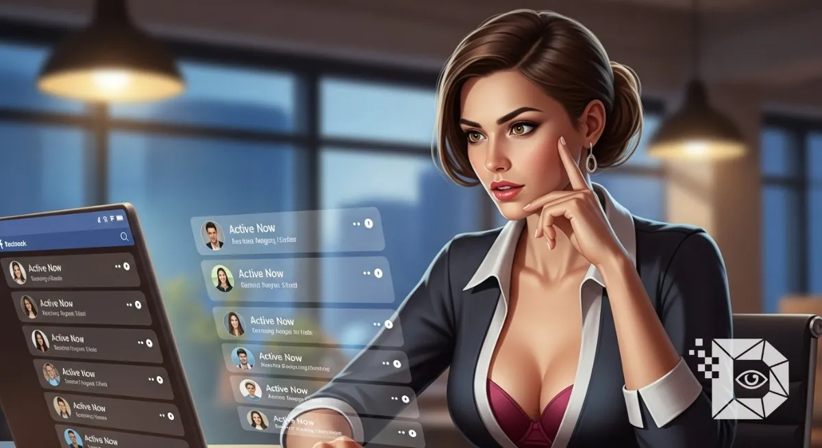 Why Some People Always “Active Now” Status on Facebook